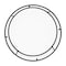 Flash Furniture Round Glass Coffee Table with Matte Black Frame NAN-JN-21750CT-BK-GG - alternate 4